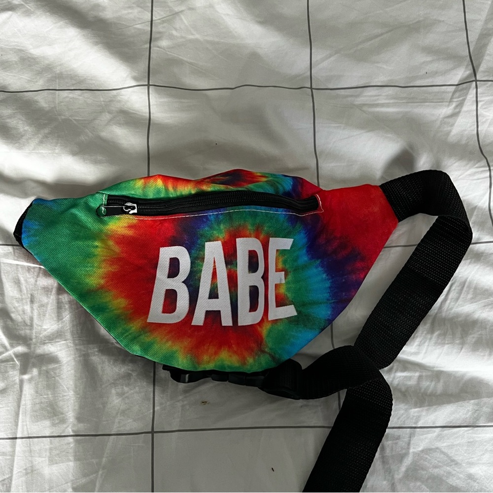 “BABE” Tie Dye Fanny pack